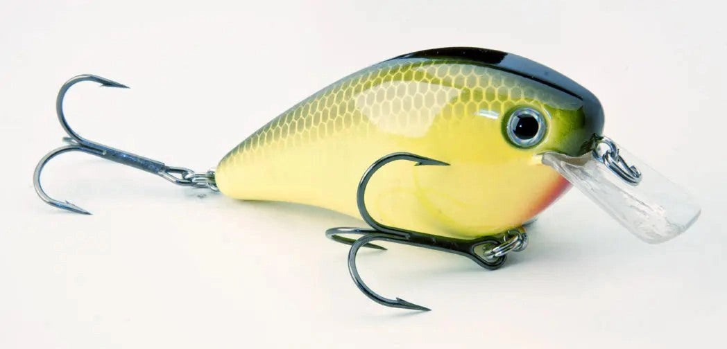 StrikeKingKVDSquareBill1.0-BlackBackChartreuse