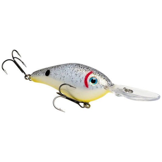 StrikeKingProModel6XD(ExtraDeep)Crankbait-PearlBlackw/ChartBelly