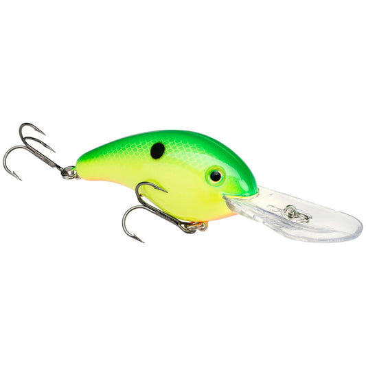 StrikeKingProModelSeries5XD(ExtraDeep)Crankbait-GreenBackChartreuse