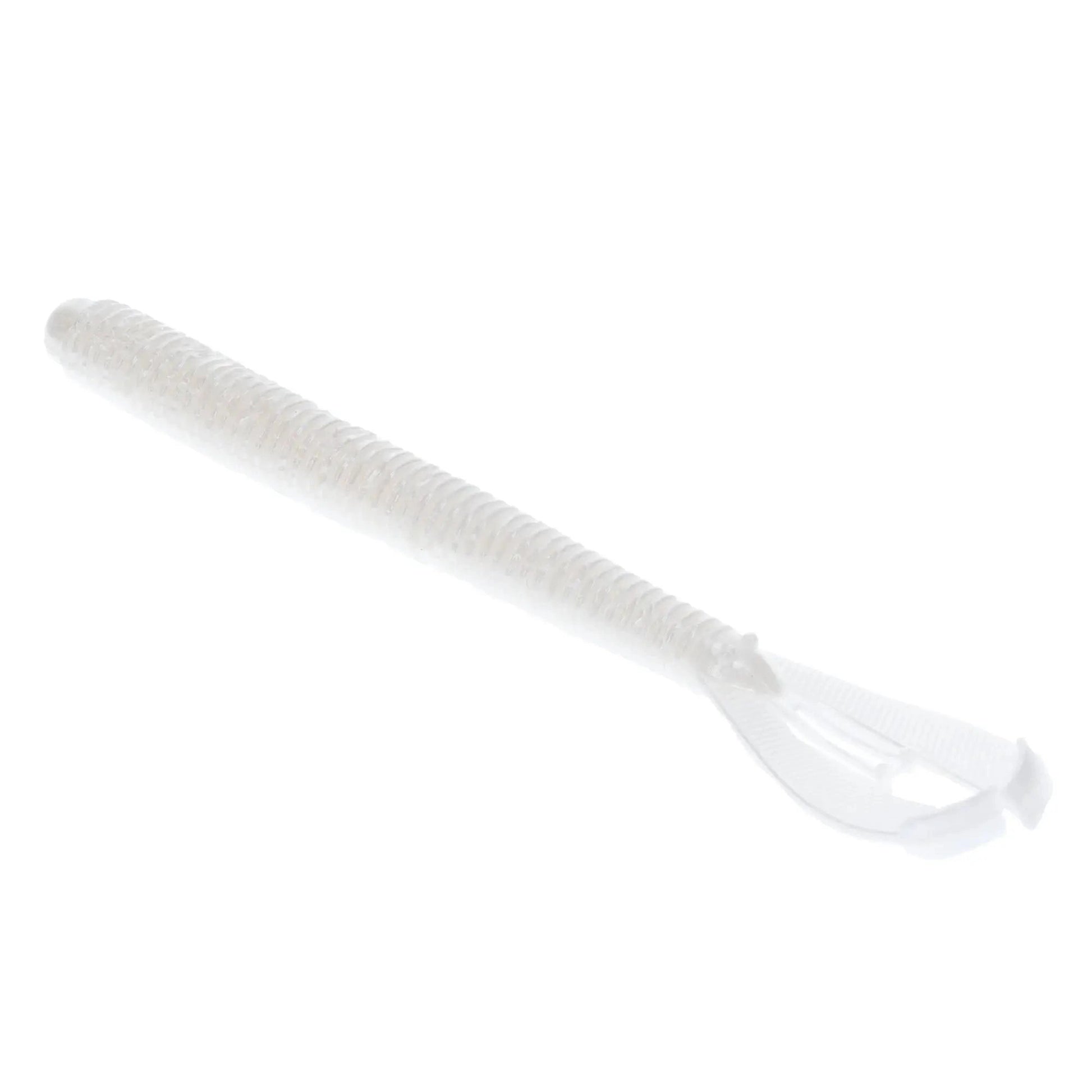 StrikeKingRageTwinTailMenaceWorm-PearlWhite6pk