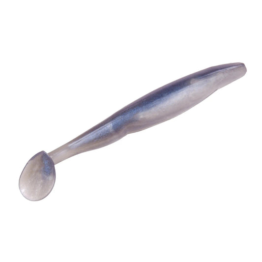 StrikeKingSwim'nCaffeineShad5"-PearlBlueGlimmerBack7pk