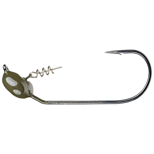 StrikeKingTourGradeMagJigHead3/8oz5/0hook-GreenPumpkin2pk