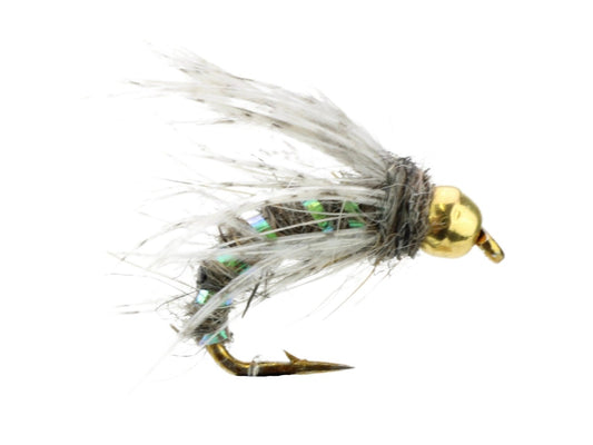 TungstenBeadHeadGreenTinselNymphFlyTyingMaterialKitsize12