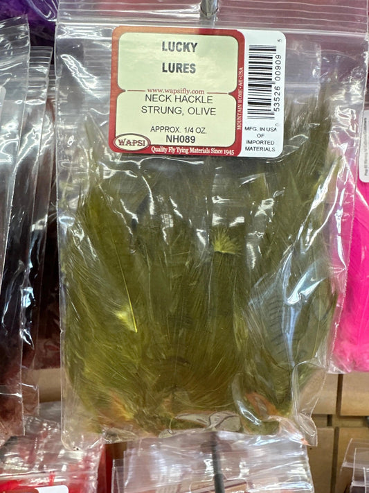 WapsiNeckHackleStrung-Olive