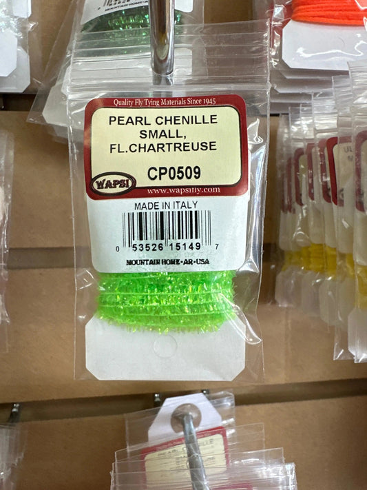 WapsiPearlChenilleSmall-Fl.Chartreuse
