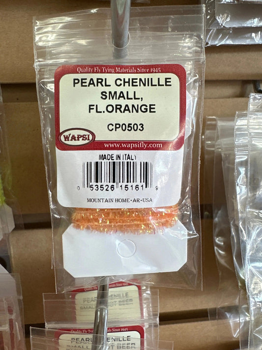 WapsiPearlChenilleSmall-Fl.Orange