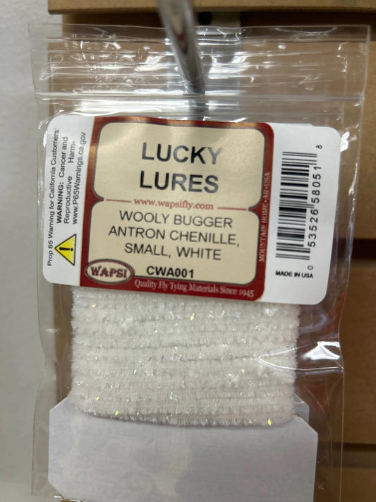 WapsiWoolyBuggerAntronChenilleSmall-White