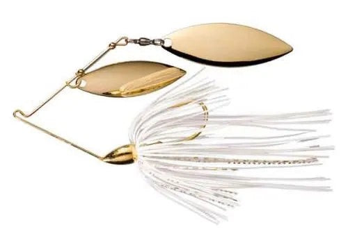 WarEagleGoldSpinnerbaitDoubleWillow-3/8ozWhiteGold