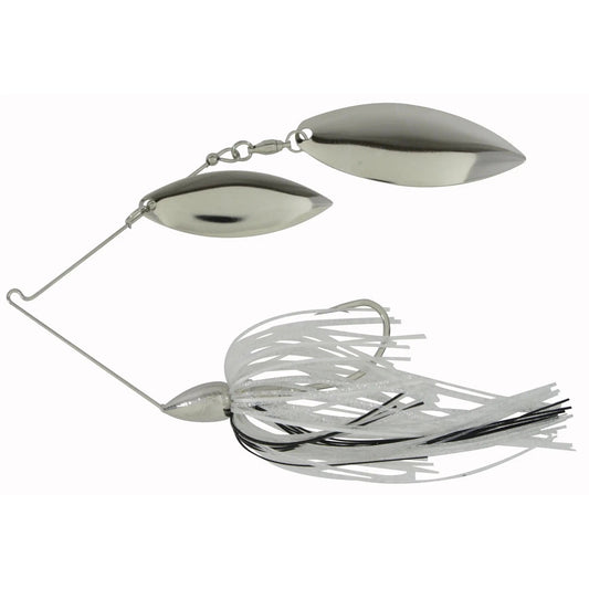 WarEagleNickelSpinnerbaitDoubleWillow-1/2ozSilverShiner