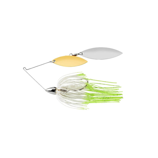 WarEagleNickelSpinnerbaitDoubleWillow-3/8ozHotWhiteShad