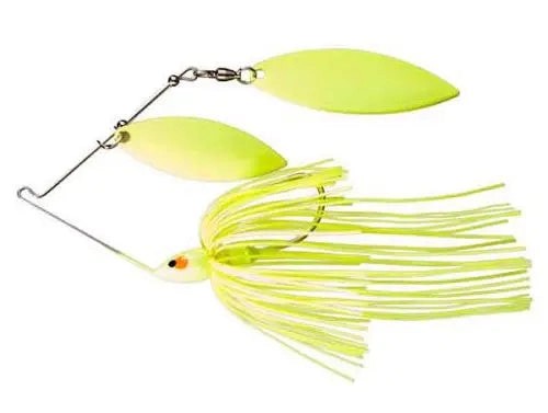 WarEaglePaintedSpinnerbaitDoubleWillow-3/8ozChartreuse