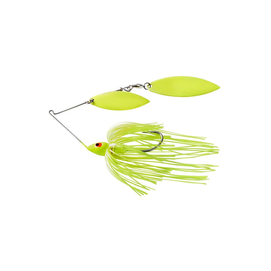 WarEaglePaintedSpinnerbaitDoubleDoubleWillow-1/2ozChartreuse