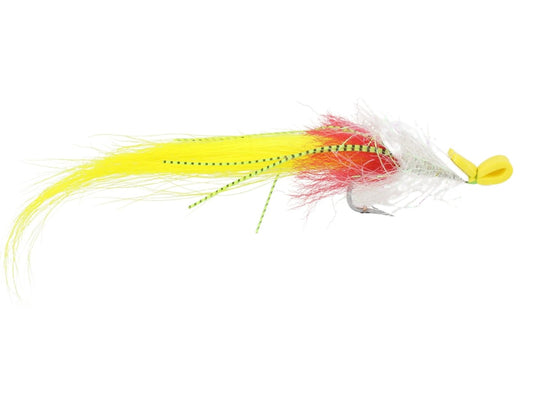 WhiteandYellowFoamSaltwaterEPFlyFlyTyingMaterialKitsize2/0