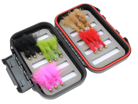 WoolyBuggerFlyAssortment15Flies|FlyBox