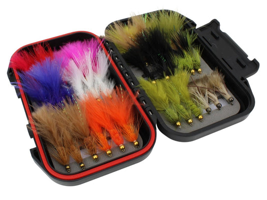 WoolyBuggerFlyAssortment36Flies|FlyBox