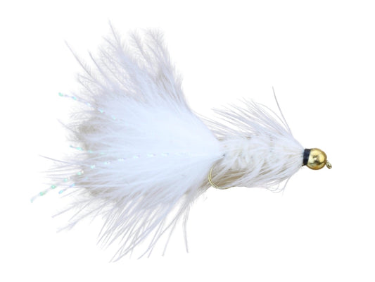 WoolyBuggerw/BeadHeadSize10|White|Qty.6
