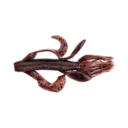 YamamotoKreature4''-Cinnamon/Blk&PurpFlk7pk
