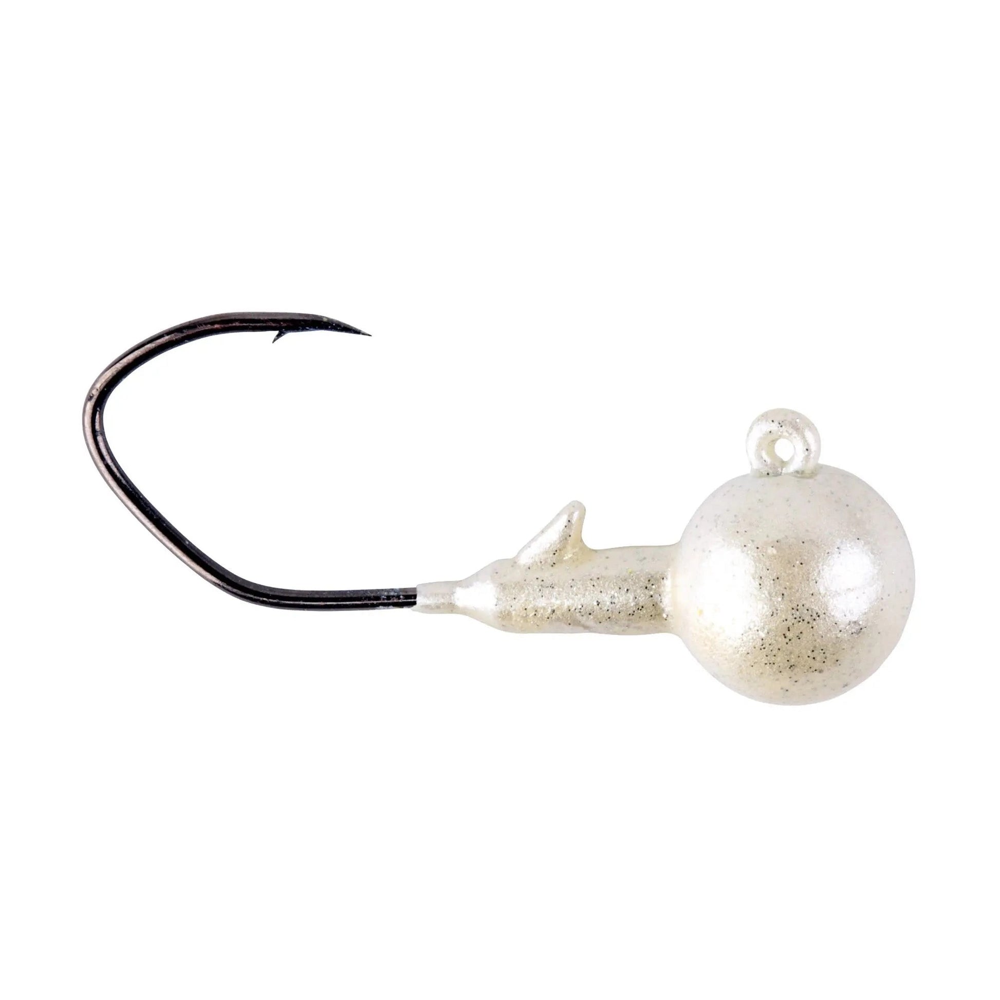 YumFFSonarJigHeads1/4oz-Pearl3pk