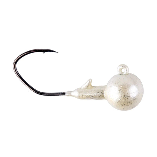 YumFFSonarJigHeads1/4oz-Pearl3pk