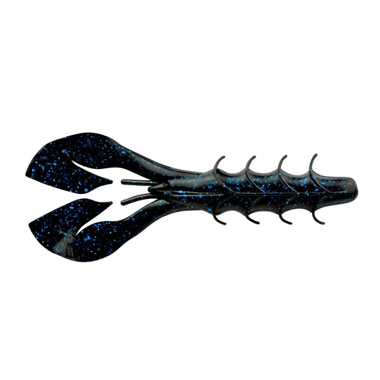 YumSpineCraw3.75''Black/BlueFlake8pk