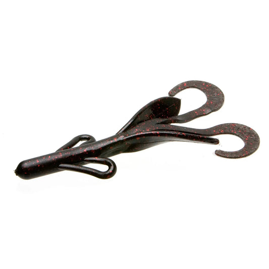 ZoomBrushHog6''-BlackRedGlitter8pk