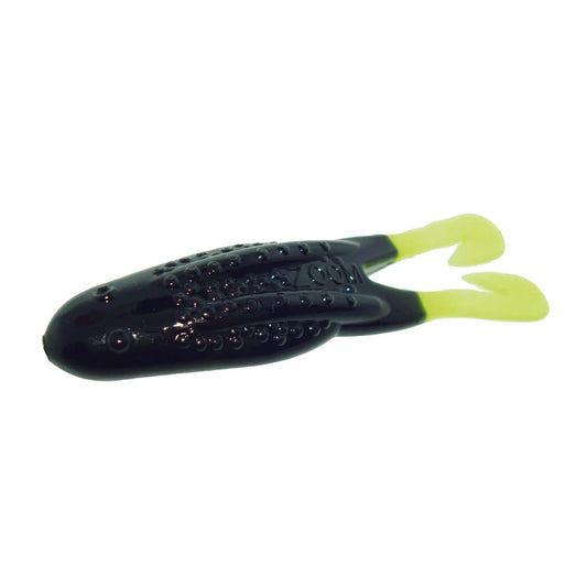ZoomHornyToad4.25''-Black/Chartreuse5pk