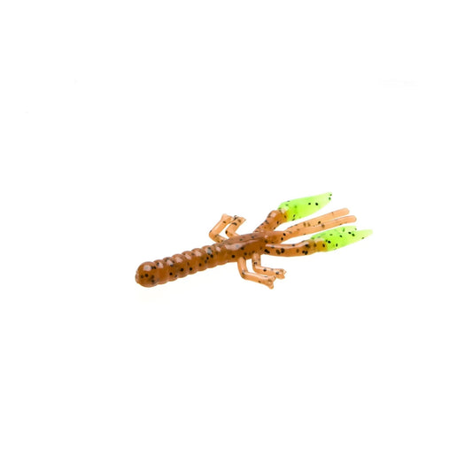 ZoomLilCritterCraw3''-Pumpkin/Chartreuse12pk